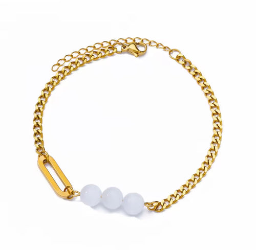 Stainless Steel Anklet for Women – Elegant Foot Bracelet Summer Beach Adjustable Chain Jewellery | Sabrina & Shine