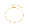 Heart Charm Anklet