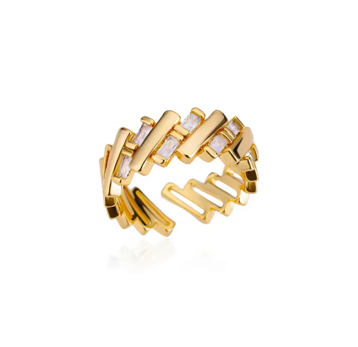Zircon Bar Ring