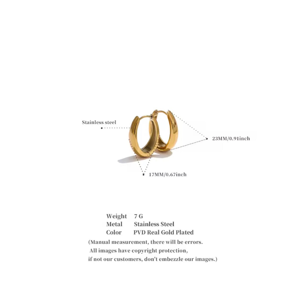 Product Description&nbsp;

Modern Elegance, Everyday Confidence

Meet The Nova Hoops — a contemporary take on the classic hoop earring. Featuring a sleek geometric U-shape design, these elegant earrings bring a modern, polished finish to any outfit.

Minimal yet eye-catching, they're designed for women who love timeless jewellery with a modern edge.

Why These Earrings Matter

The best jewellery doesn't need to be complicated.

The Nova Hoops are designed to be the earrings you reach for every day. Their cl