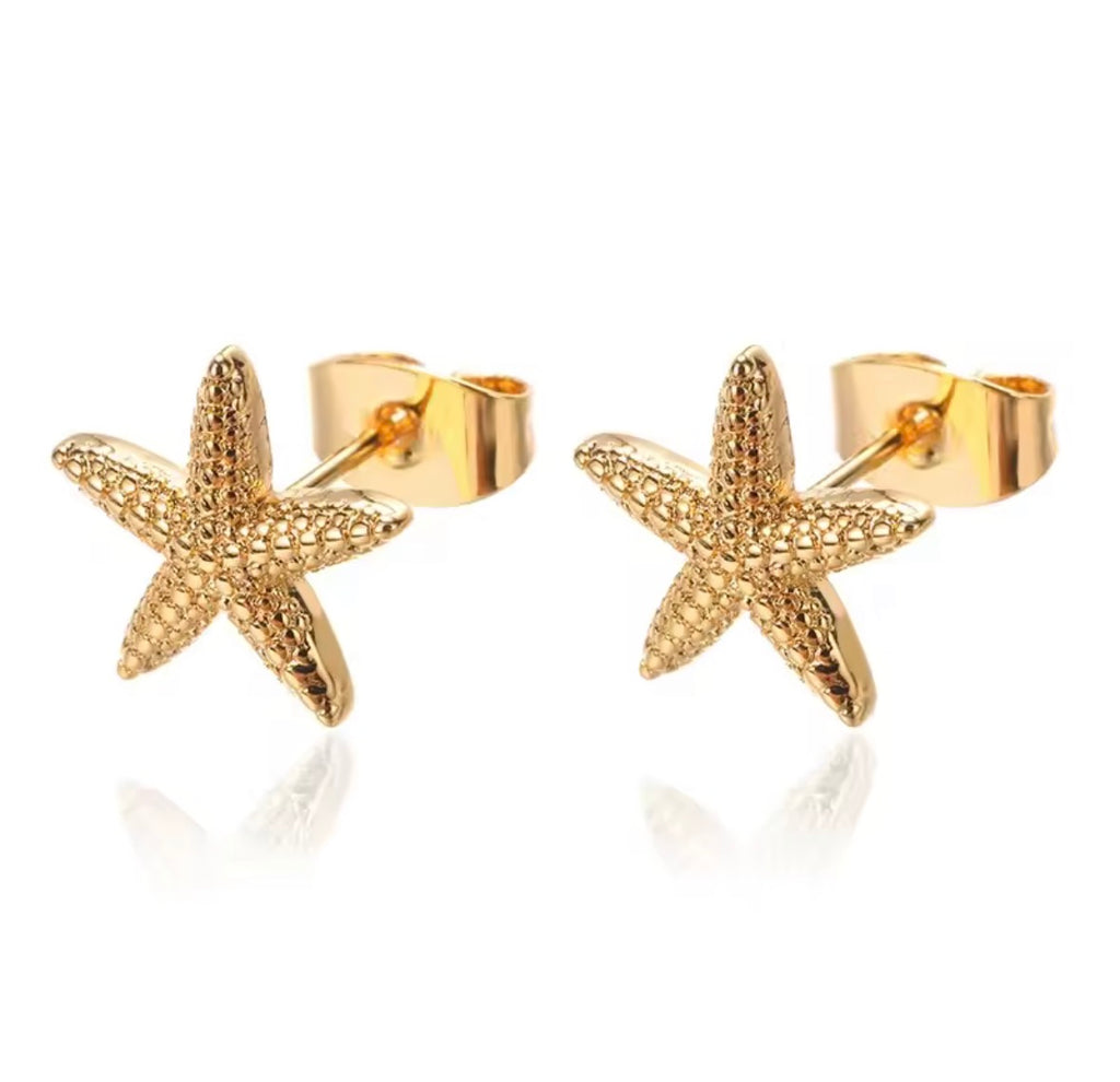 Starfish Stud Earrings