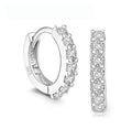 Crystal Hoop Earrings