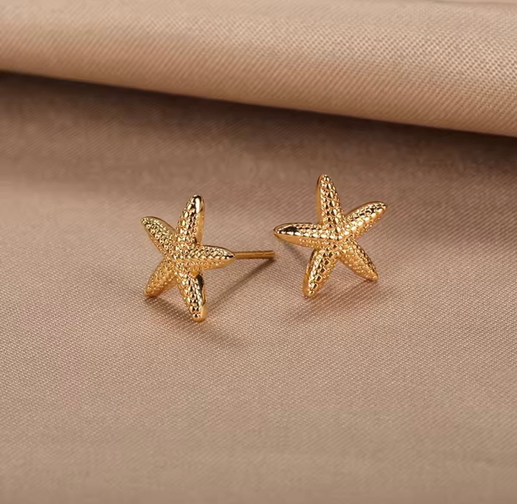Starfish Stud Earrings