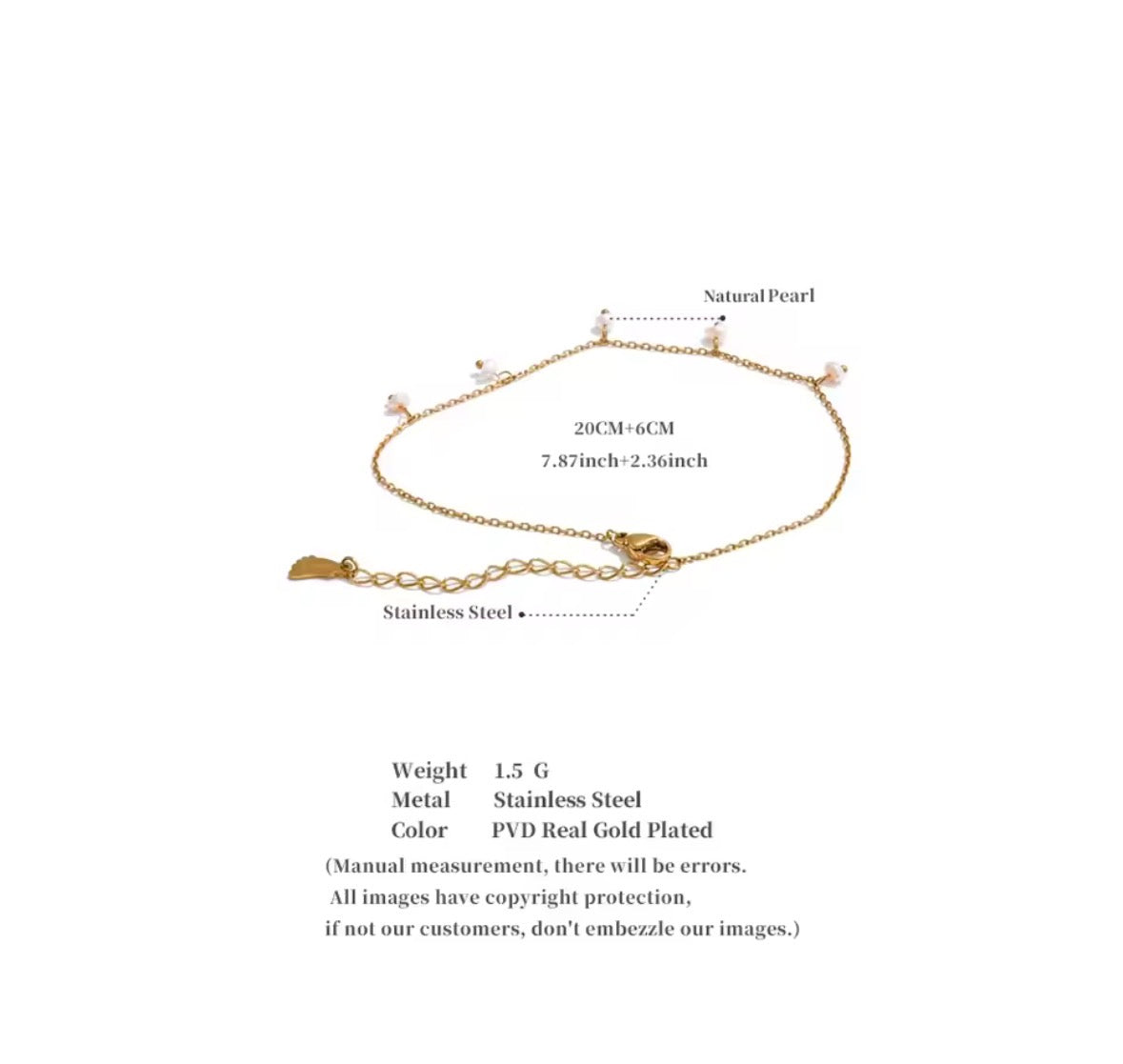 The Nerissa Anklet
