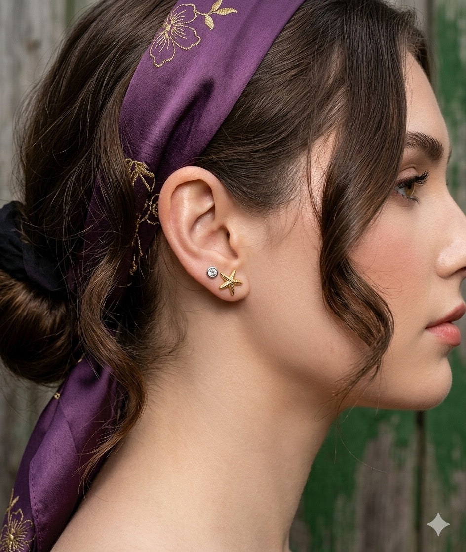 Starfish Stud Earrings