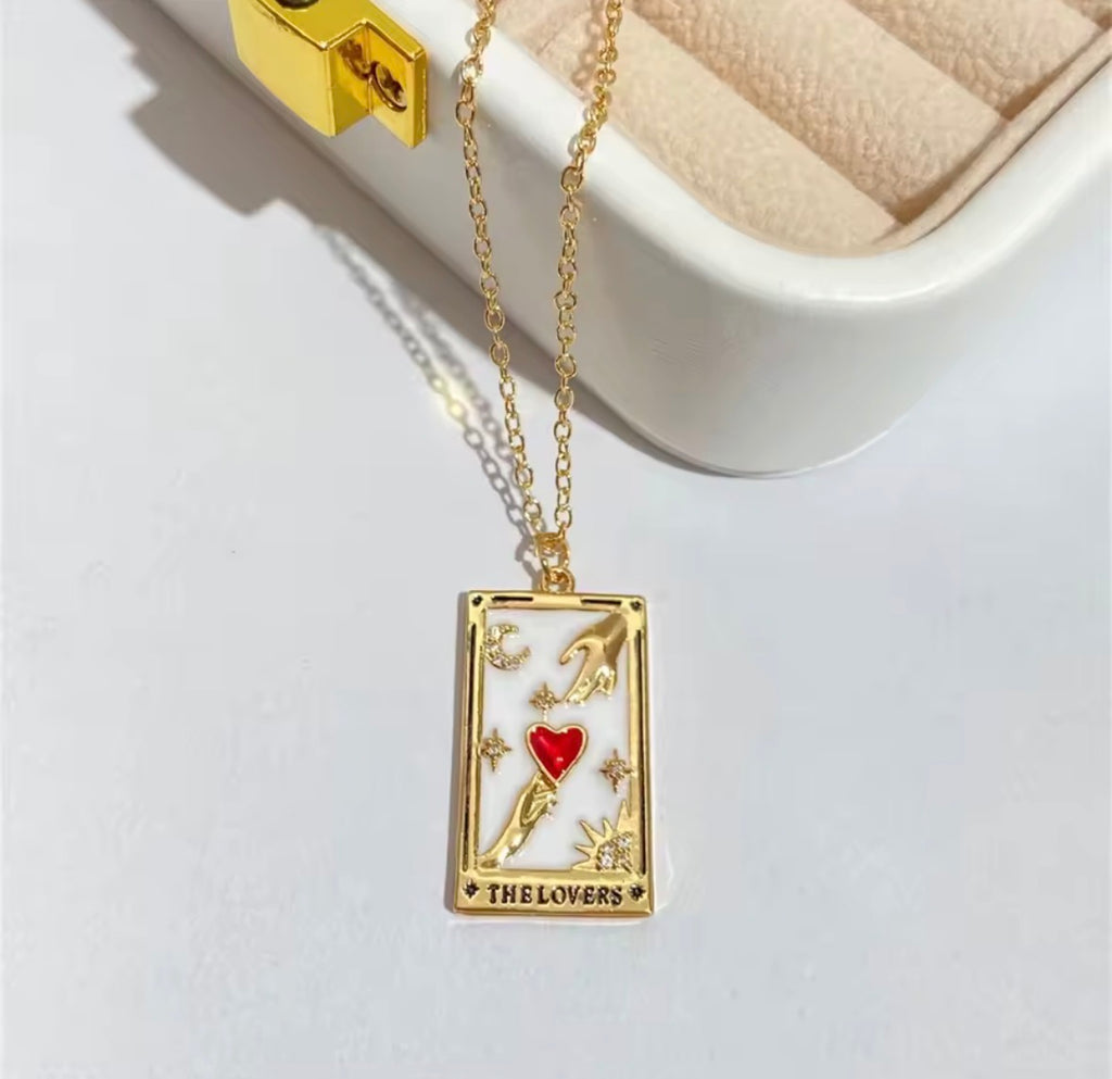 Tarot Lovers Necklace