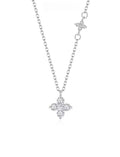 Shop The Ivy Necklace – an elegant floral pendant necklace with sparkling cubic zirconia details. Delicate, feminine and perfect for everyday wear or gifting.